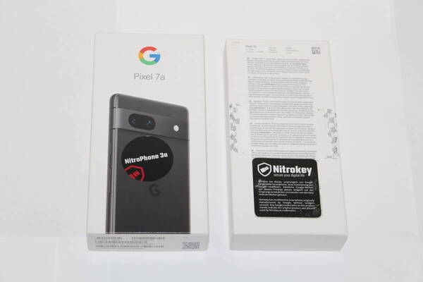 Nitrokey社のNitroPhone3a(Google Pixel7a 128GB)GrapheneOS