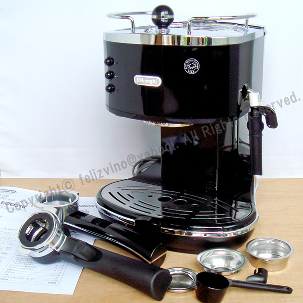 美品 デロンギ エスプレッソ・カプチーノメーカー ECO310BK アイコナ