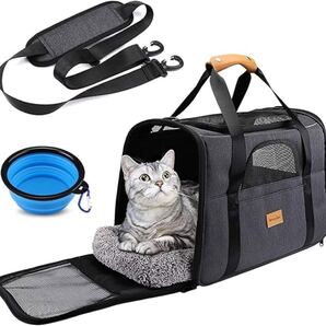 キャリーバッグ 4way ショルダー 猫・小型犬・うさぎ用 リュック 折りたたみ