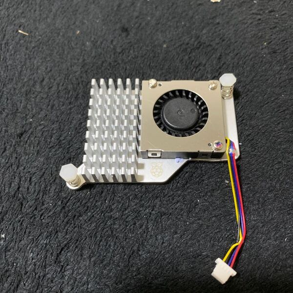 707t2112☆ Raspberry Pi 5 アクティブクーラー アルミニウムヒートシンク Official Active Cooler 温度制御ブロワーファン 冷却