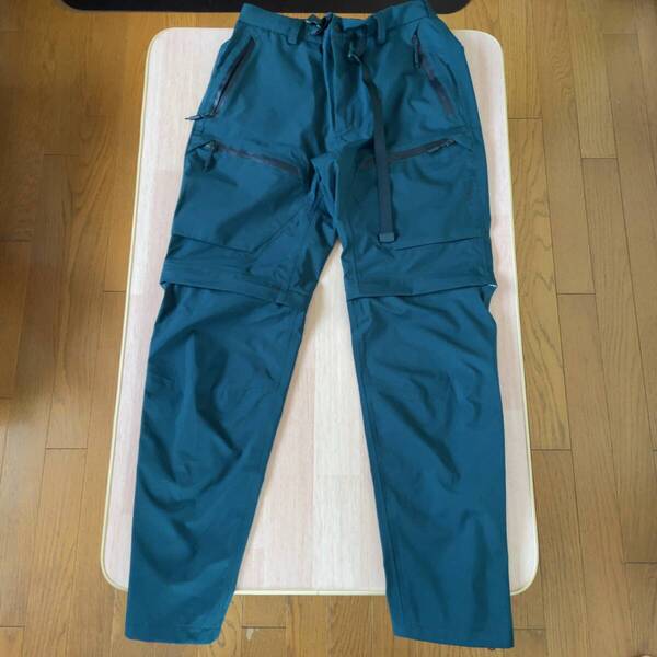 送料無料 WORKMAN ワークマン イナレム 2WAY パンツ メンズ M 防水 ストレッチ レインパンツ ハーフパンツ クライミング アウトドア