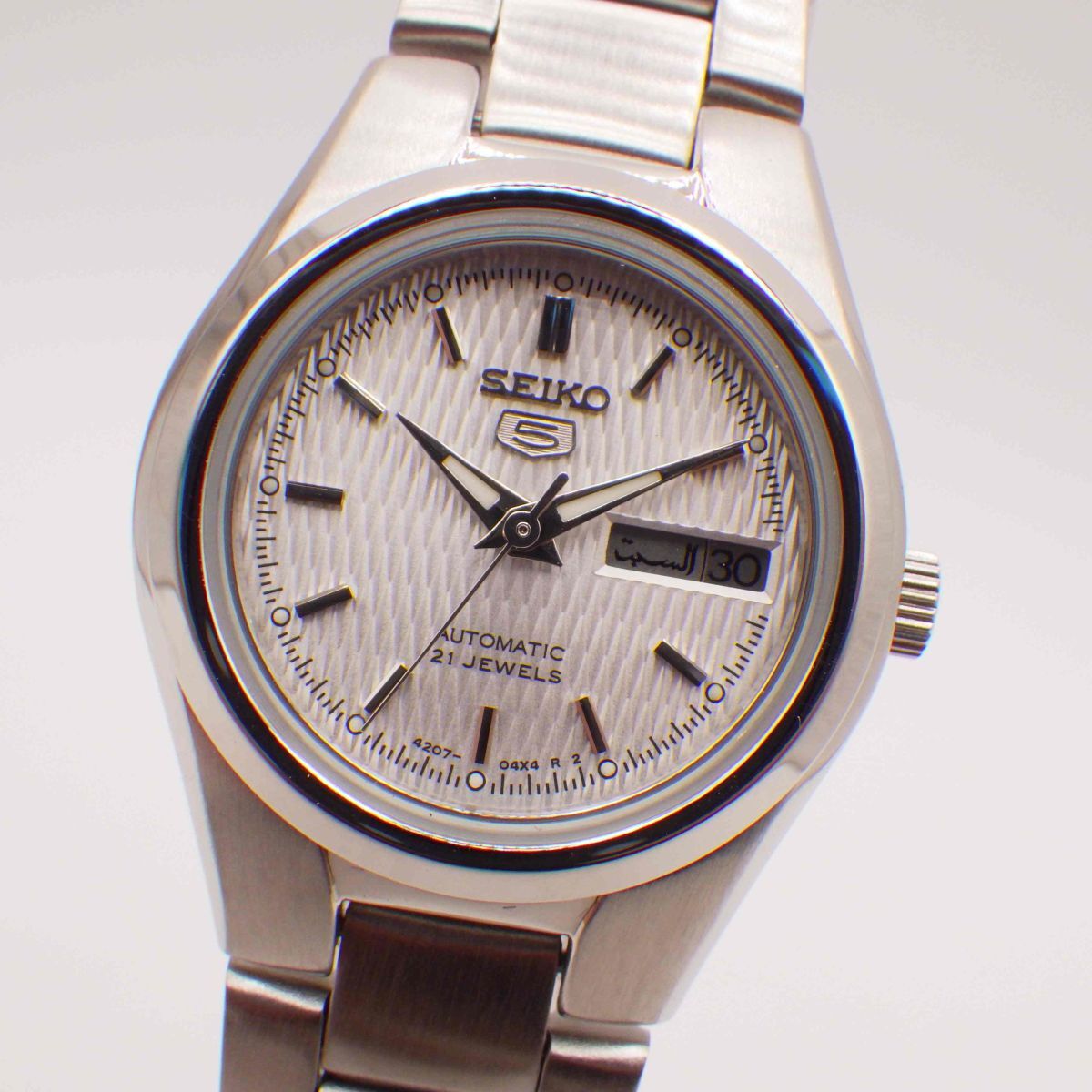 1円 稼働 美品 コマ5付 セイコー AT/自動巻 4207-02A0 セイコーファイブ 21石 デイデイト 黒文字盤 レディース腕時計 0033000YSD Yahoo!オークション -「4207 seiko」の落札相場・落札価格