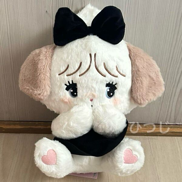 mikko characters BLACK RIBBON BIGぬいぐるみ 〜 スフレ & ラテ 〜 スフレ 1点 ミッコキャラクターズ