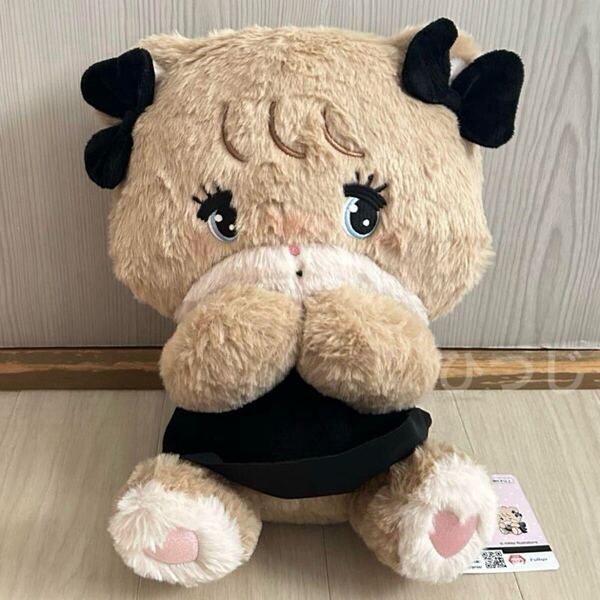 mikko characters BLACK RIBBON BIGぬいぐるみ 〜 スフレ & ラテ 〜 ラテ 1点 ミッコキャラクターズ