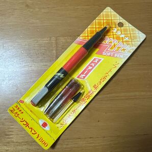 新品 廃盤 PLATINUM プラチナ万年筆 Preppy プレピー ソフトペン SN-800 旧型 パッケージ付き 採点ペン SoftPen vintage 昭和レトロ