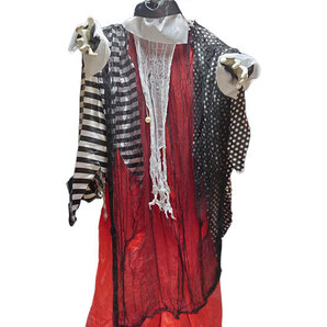 ハロウィン 人形 お化け屋敷 飾り ピエロ おもちゃ 不気味に笑う 赤い服のピエロ ビックリ どっきり ドリームチャンネルホラーシリーズ