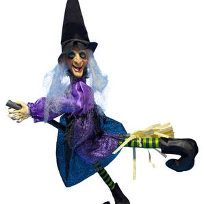 ハロウィン 飾り おもちゃ お化け屋敷 小道具 なかなか止まらない 魔女 バタ婆さん ドリームチャンネル 恐子さん