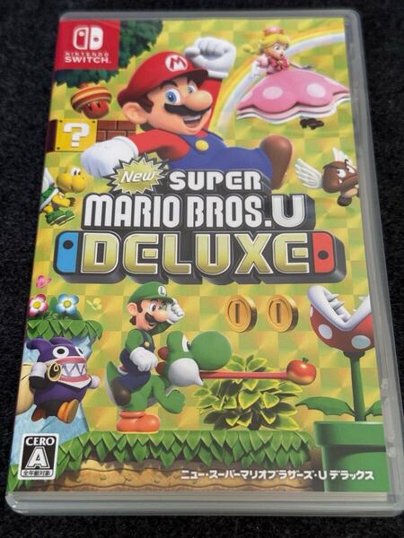 中古美品 Nintendo switch NewスーパーマリオブラザーズU デラックス DELUXE