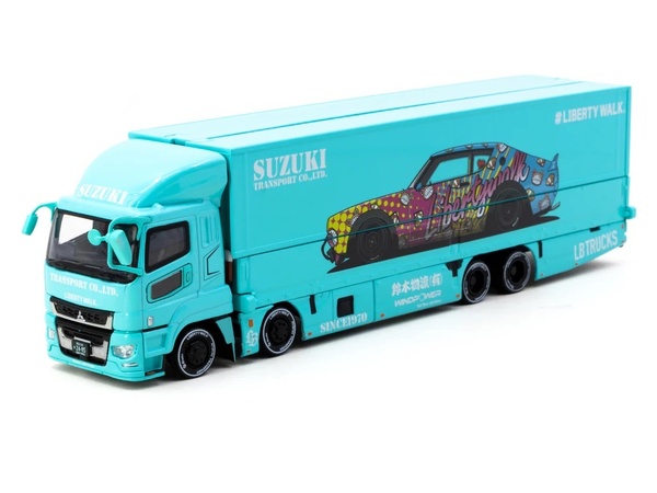 ターマックワークス 1/64 三菱 ふそう スーパーグレート LB-TRUCKS T64T-TL001-LBS