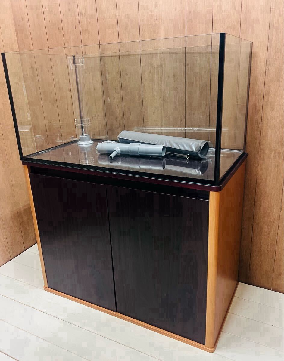 新品未使用 オーバーフロー水槽 900 濾過槽 ポンプ 水槽台 フルセット Yahoo!オークション -「オーバーフロー水槽 900」(ペット用品
