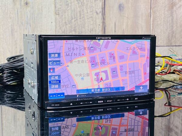 AVIC-MRZ09Ⅱ カロッツェリア 4chフルセグTV Bluetoothオーディオ DVD SD USB 新品フィルムアンテナコード GPS付き 送料無料