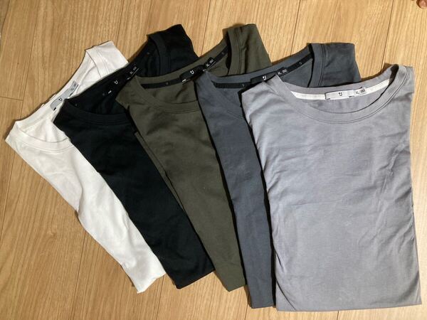 ユニクロ +J スーピマコットンリラックスフィットクルーT Tシャツ セット