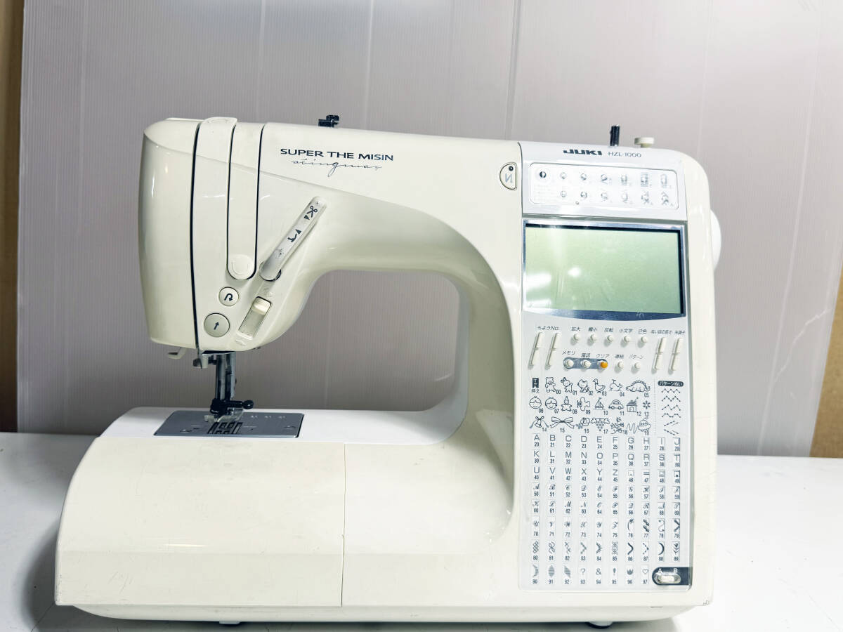 ジューキ JUKI SUPER THE MISHIN HZL-1000 Yahoo!オークション -「ミシン ジューキ hzl-1000」の落札相場