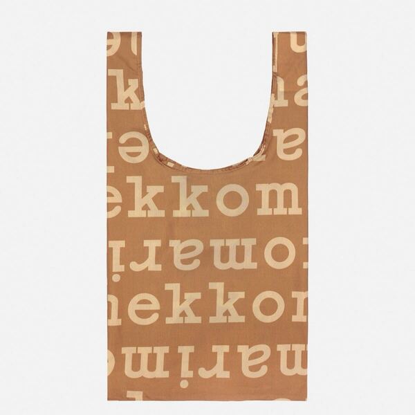 国内正規品 新品 marimekko マリメッコ SMARTBAG Logo マリロゴ スマートバッグ ベージュ 日本限定