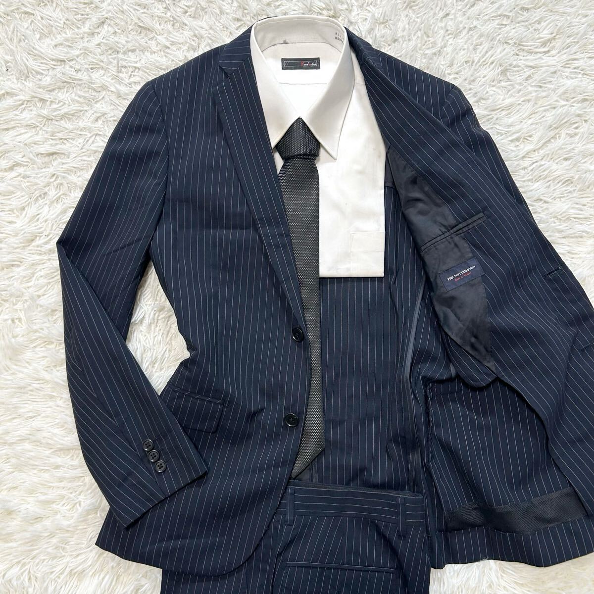 美品★THE SUIT COMPANY セットアップ 36 ストライプ 2025年最新】Yahoo!オークション -スーツカンパニーの中古品