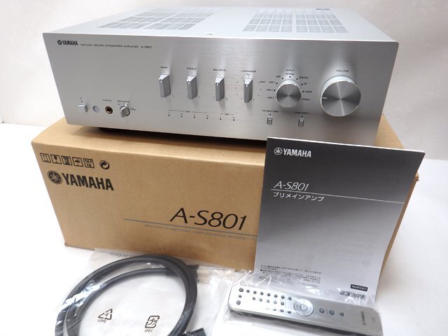 ヤマハ YAMAHA プリメインアンプ A-S801(S)シルバー おまけ付き ヤマハ | A-S801 - HiFiコンポーネント - 概要