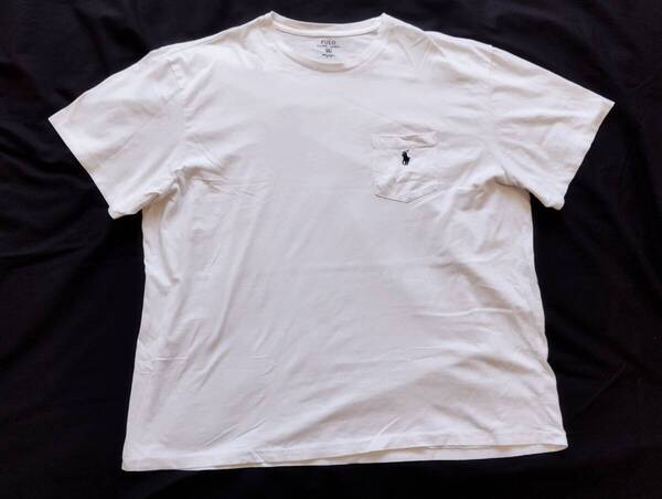 Ralph Lauren ラルフローレン ポケットTシャツ XXL 白 ホワイト