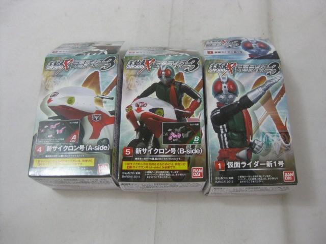 未開封 SHODO-X 掌動 新サイクロン号 A-side B-side 新1号 Yahoo!オークション -「shodo-x 仮面ライダー サイクロン号」の