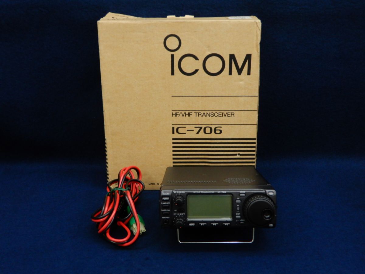 ICOM アイコム IC-706 トランシーバー アンテナチューナー通電確認済み Yahoo!オークション -「ic-706」の落札相場・落札価格