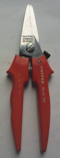 クニペックス / KNIPEX 9505-190 電工ハサミ 【送料無料】