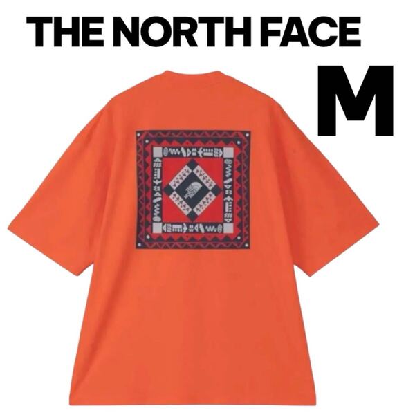 ザノースフェイス THE NORTH FACE Tシャツ M 半袖 カットソー ユニセックス オレンジ ロゴ ノースフェイス メンズ レディース