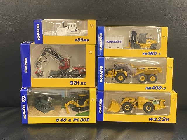 コマツ ミニカーセット 全11種 HOサイズ 株主優待 オリジナル非売品 コマツ ミニカーセット 全11種 HOサイズ 株主優待 オリジナル