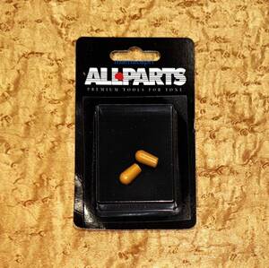 新品ALLPARTS ToggleトグルSwitchスイッチSelectorセレクター KnobノブTip Capキャップ2個 USA InchインチSize Amberアンバー オールパーツ
