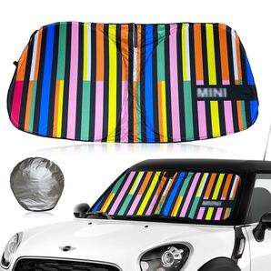 ミニクーパー MINI フロントガラス用サンシェード F系R系 マルチカラー 日よけ UVカット