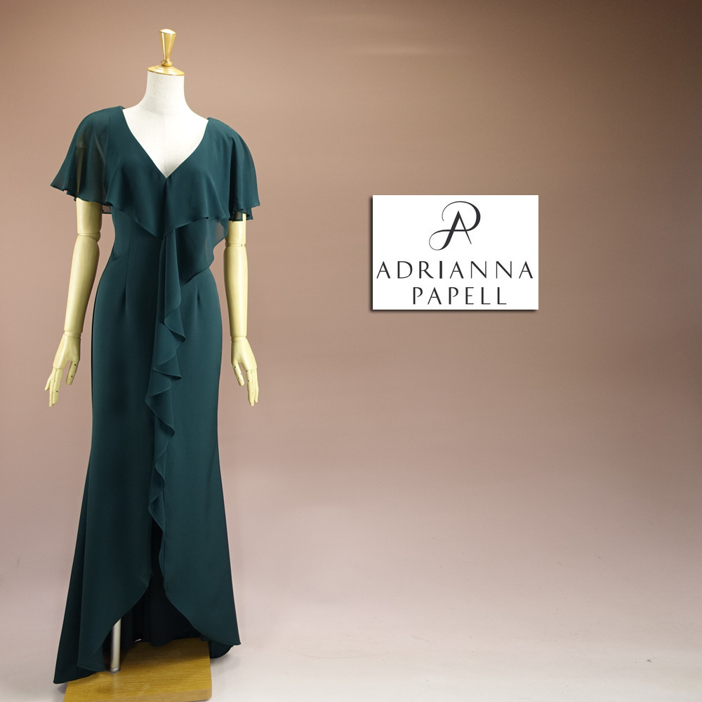 新品 ADRIANNA PAPELL アドリアナパペル ビーズ刺繍ロングドレス 新品 ADRIANNA PAPELL アドリアナパペル ビーズ刺繍ロングドレス