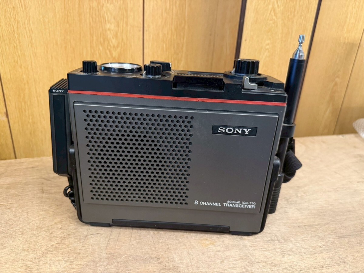 【極美品純正】SONY ICB-770 8チャンネル トランシーバー動作確認済 Yahoo!オークション -「sony icb-770」の落札相場・落札価格