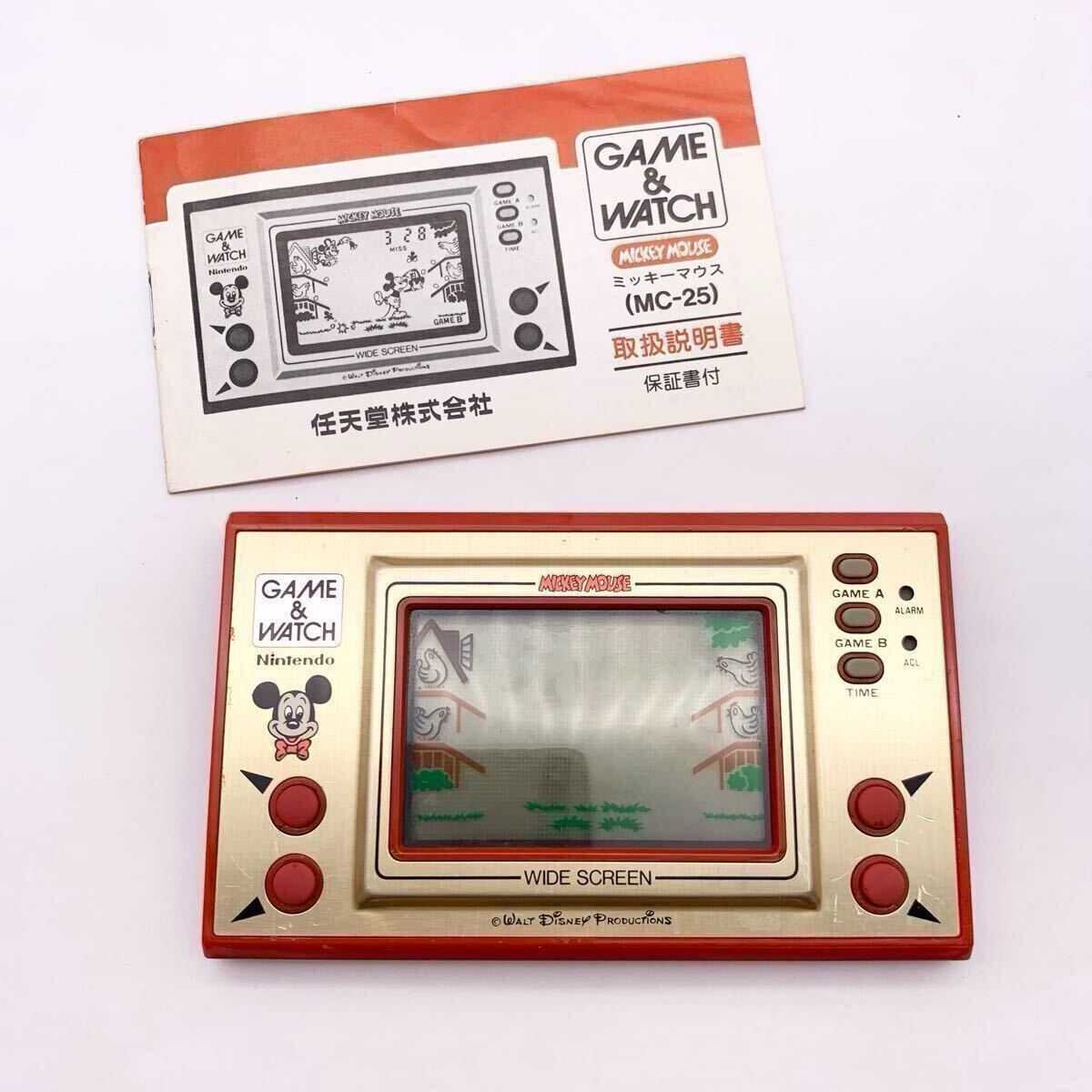 Nintendo ゲーム&ウォッチ ミッキーマウス MC-25 箱・説明書つき Yahoo!オークション -「mc-25」(ゲーム) の落札相場・落札価格