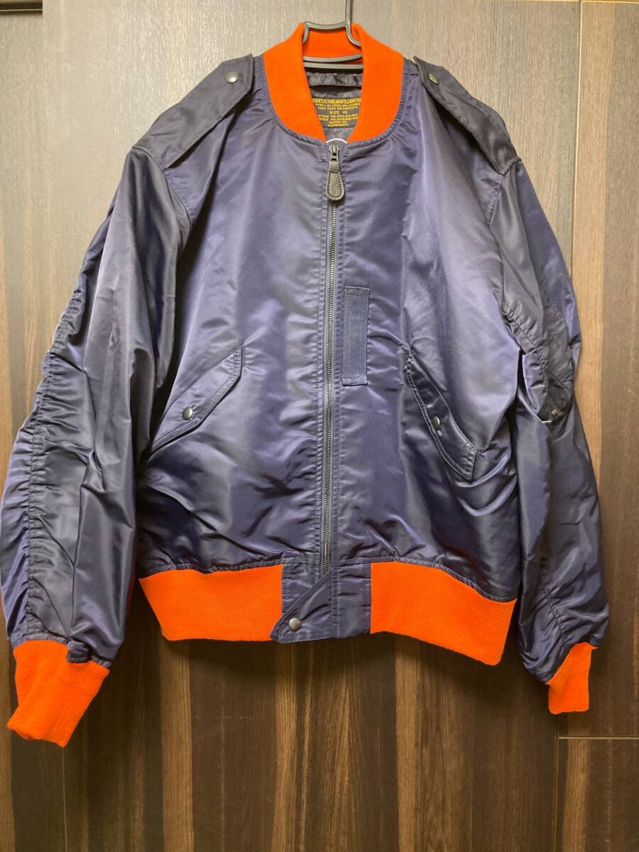 最終値下げ‼️L2Aフライトジャケット サイズ40 ネイビー Yahoo!オークション -「l-2a フライトジャケット」(フライト