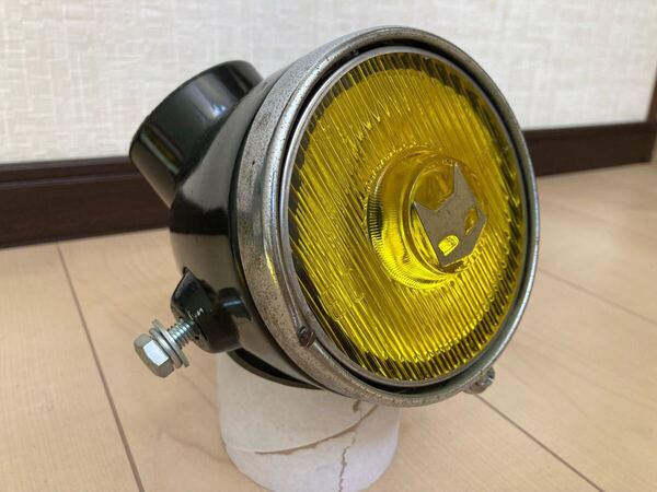 4Lモンキー マーシャルヘッドライト 当時物 イエローレンズ マーシャル 旧車 イエロー ダックス シャリー