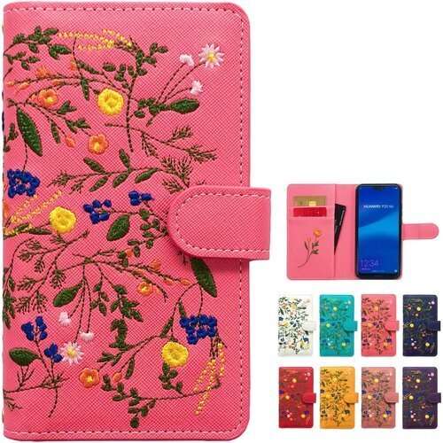 らくらくスマートフォン F-52B 専用 ケース カバ スマホ スマホケース スマホカバー 花柄 pk ピンク 169