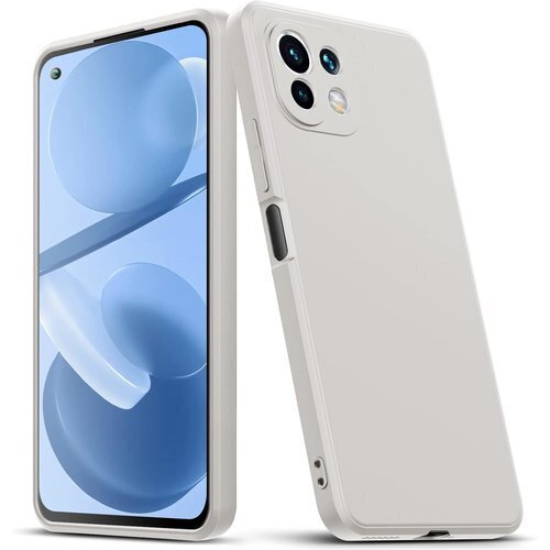 Xiaomi Mi 11 Lite 5G ケース 薄型 防止 取り出し易い 携帯カバー ベージュ白 056-04 181