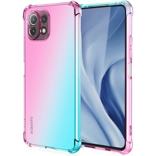 Xiaomi Mi 11 Lite 5G ケース クリ 耐久 人気 ピンク/緑 RP93-JB-Xm11-FL 218