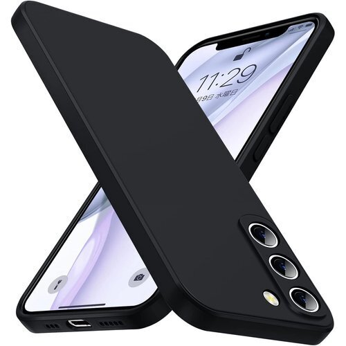 Tgaoleyd Galaxy S23 ケース シリコ 液状シリコンケース 薄型 軽量 人気 黒 D76-131 299