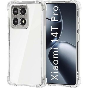 Moahsiuny For Xiaomi 14T Pr 保護カバー クリア 透明 薄型 耐衝撃 軽量 TPU素材 614