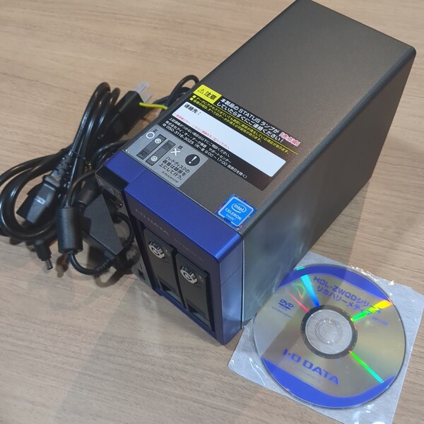 【動作品】IOデータ HDL-Z2WQ2D Windows Storage Server2016 6TB換装済 NAS