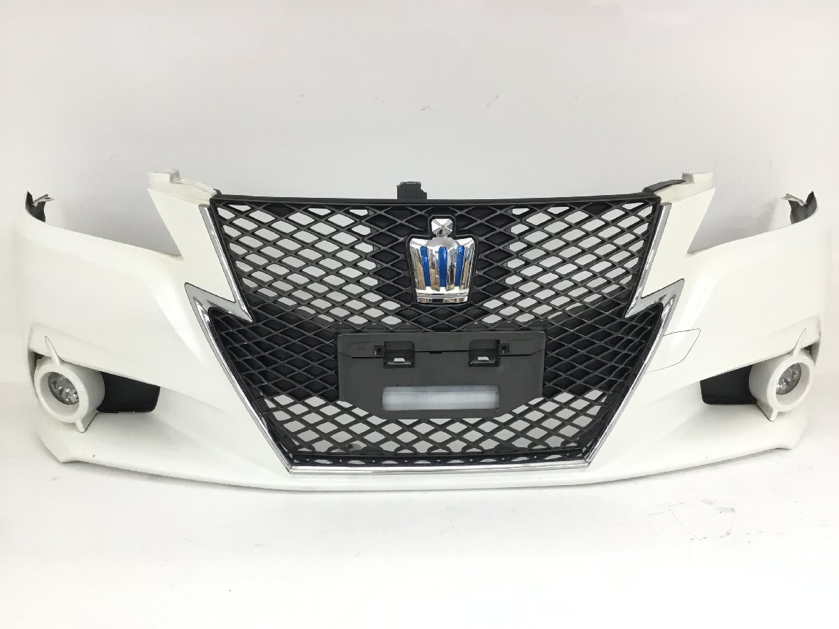 クラウン210 後期 フロントバンパー　パールホワイト クラウン210 後期 フロントバンパー パールホワイト 2025年最新