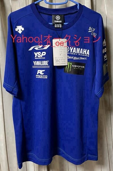 最終価格 デサント モンスターエナジー ヤマハ ファクトリー Tシャツ 8耐 サイズL DESCENTE YAMAHA YZF-R1 YAMAHA FACTORY RACING