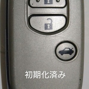 初期化済トヨタ純正スマートキー3ボタン マークX クラウンマジェスタ等 基盤番271451−0310 新品電池サービス④