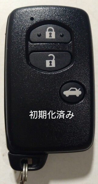 初期化済トヨタ純正スマートキー3ボタン 86 マークX SAI等 基盤番号271451−5300 新品電池サービス⑮