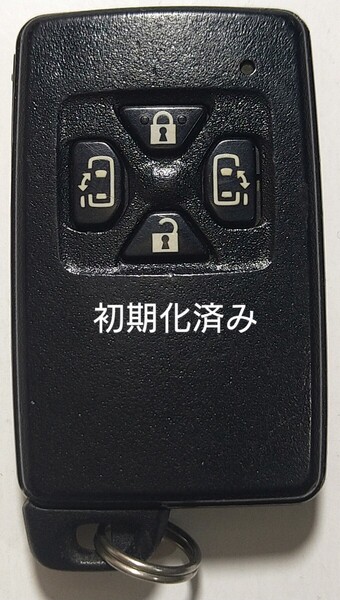 初期化済トヨタ純正スマートキー4ボタン70ノアヴォクシーアルファードヴェルファイア基盤番号271451-6230 新品電池サービス①