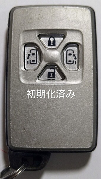 初期化済トヨタ純正スマートキー4ボタンエスティマ ヴェルファイア ヴォクシーアルファード基盤番号271451-0500 新品電池サービス⑯