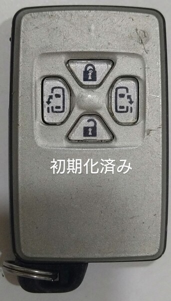 初期化済トヨタ純正スマートキー4ボタンエスティマ ヴェルファイア ヴォクシーアルファード基盤番号271451-0500 新品電池サービス⑬