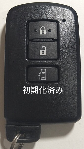 初期化済トヨタ純正スマートキー3ボタンノア ヴォクシーシエンタ基盤番号281451−2110新品電池サービス23