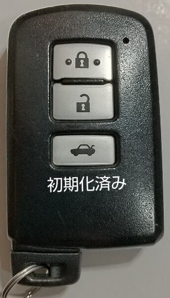 初期化済トヨタ純正スマートキー 3ボタンクラウン210系基盤番号281451-0020 新品電池サービス⑤