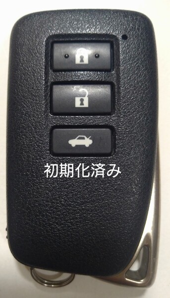 初期化済トヨタ レクサス純正スマートキー3ボタン基盤番号281451-2020 001-A00237 14FAB-01新品電池サービス④