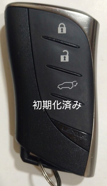 初期化済トヨタ レクサス純正スマートキー3ボタン基盤番号231451-3410 007-AH0216 14FAX 新品電池サービス ①ディーラー登録は不可能